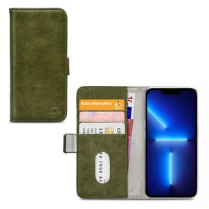 Mobilize Elite Gelly iPhone 13 Pro Hoesje Bookcase Portemonnee - Groen