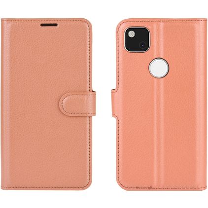 Mobigear Classic Google Pixel 4a Hoesje Bookcase Portemonnee - Bruin