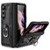 Mobigear Armor Ring Samsung Galaxy Z Fold 5 Hoesje Hardcase Backcover Shockproof met Ringhouder - Zwart