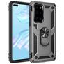 Mobigear Armor Ring Huawei P40 Hoesje Hardcase Backcover Shockproof met Ringhouder - Grijs