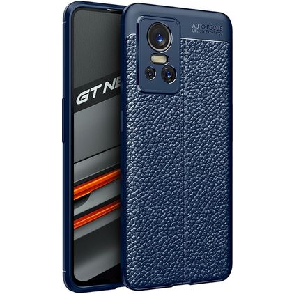 Mobigear Luxury Realme GT Neo 3 Hoesje Flexibel TPU Backcover - Blauw
