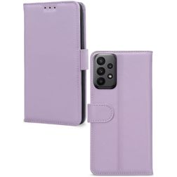 Mobilize Premium Gelly Wallet Samsung Galaxy A23 Hoesje Bookcase Portemonnee - Paars