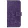 Mobigear Clover OnePlus 6T Hoesje Bookcase Portemonnee - Paars
