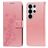 Mobigear Flowers Samsung Galaxy S26 Ultra Hoesje Bookcase Portemonnee - Roségoud