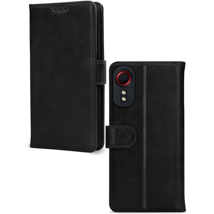 Mobilize Premium Gelly Wallet Samsung Galaxy Xcover 5 Hoesje Bookcase Portemonnee - Zwart