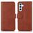 Mobigear Wallet Samsung Galaxy A56 Hoesje Bookcase Portemonnee - Bruin