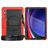 Mobigear SureGrip Xtreme Samsung Galaxy Tab S9 Ultra Hoes Hard Kunststof,Siliconen Backcover + Schouderband + Standaard - Zwart / Rood