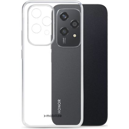 Mobilize Gelly Doorzichtig HONOR 200 Lite Hoesje Flexibel TPU Backcover - Transparant