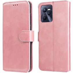 Mobigear Wallet Realme C35 Hoesje Bookcase Portemonnee - Roségoud