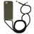 Mobigear Lanyard iPhone 7 Flexibel TPU Hoesje met koord - Groen