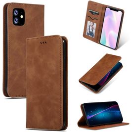 Mobigear Retro Slim iPhone 11 Hoesje Bookcase - Bruin