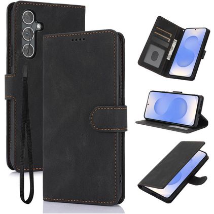 Mobigear Wallet Samsung Galaxy S26 Hoesje Bookcase Portemonnee - Zwart