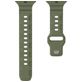 Mobigear Sport Armor Siliconen Apple Watch Bandje Druksluiting - 42/41/40/38 mm - Olive