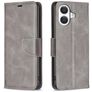 Mobigear Excellent iPhone 17 Hoesje Bookcase Portemonnee - Grijs