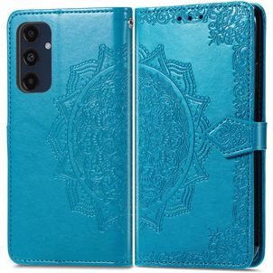 Mobigear Mandala Samsung Galaxy A16 Hoesje Bookcase Portemonnee - Blauw
