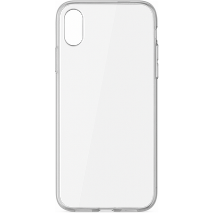 Mobigear Ultra Thin Doorzichtig iPhone XS Hoesje Flexibel TPU Extra Dun Backcover - Transparant