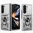Mobigear Armor Ring Cam Slide Samsung Galaxy Z Fold 7 Hoesje Hardcase Backcover Shockproof met Ringhouder en Camera Slider - Zilver