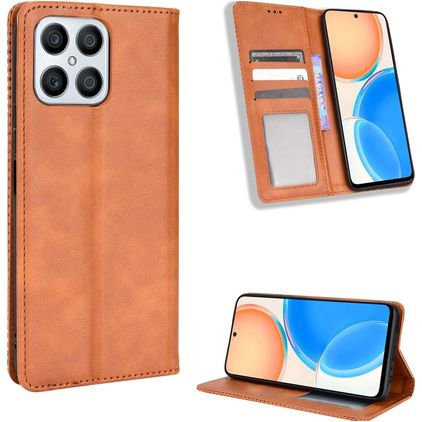 Mobigear Sensation HONOR X8 Hoesje Bookcase Portemonnee - Bruin