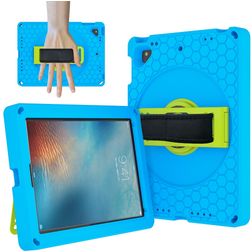 Mobigear Ruggedized iPad 6 (2018) Hoes EVA Schuim Backcover + Standaard - Blauw