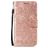 Mobigear Flowers Huawei P40 Hoesje Bookcase Portemonnee - Roségoud