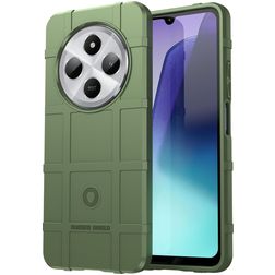 Mobigear Rugged Shield Xiaomi Redmi 14C Hoesje Flexibel TPU Backcover Shockproof - Groen