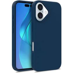 Mobigear Bio iPhone 16 Plus Hoesje Eco Friendly Backcover - Blauw