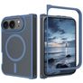 Mobigear Shockproof iPhone Duo MagSafe Hoesje Hardcase Backcover - Blauw