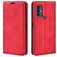 Mobigear Retro Slim TCL 30 SE Hoesje Bookcase Portemonnee - Rood