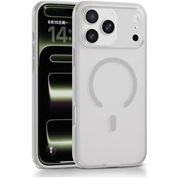 Mobigear Shockproof Grip iPhone 17 Pro MagSafe Hoesje Hardcase Backcover - Wit