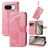 Mobigear Butterfly Google Pixel 8 Hoesje Bookcase Portemonnee - Roze