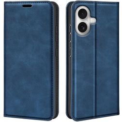 Mobigear Retro Slim iPhone 17 Hoesje Bookcase Portemonnee - Donkerblauw