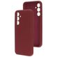 Mobiparts Samsung Galaxy A54 Siliconen Hoesje Backcover - Plum Red