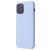 Mobigear Rubber Touch iPhone 12 Mini Siliconen Hoesje Backcover - Blauw