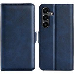 Mobigear Slim Magnet Samsung Galaxy S25 FE Hoesje Bookcase Portemonnee - Donkerblauw