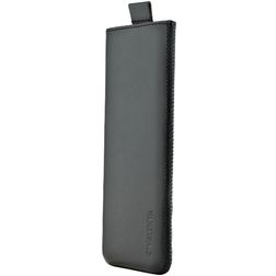 Valenta Pocket Classic iPhone XS Echt Leer Insteekhoesje - Sleeve - Pouch - Zwart