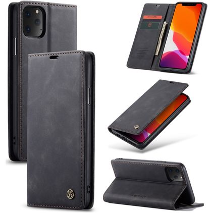 Caseme 013 iPhone 11 Pro Hoesje Bookcase Portemonnee - Zwart