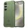 Mobigear Rugged Shield Samsung Galaxy S25 Hoesje Flexibel TPU Backcover Shockproof - Groen