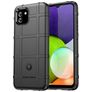 Mobigear Rugged Shield Samsung Galaxy A03 Hoesje Flexibel TPU Backcover Shockproof - Zwart