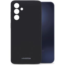 Mobilize Rubber Gelly Samsung Galaxy A15 Hoesje Flexibel TPU Backcover - Matt Black