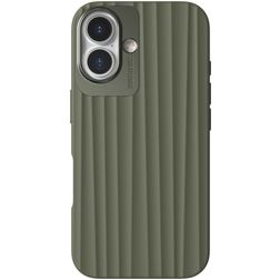Nudient Bold iPhone 16 MagSafe Hoesje Hardcase Backcover - Olive Green