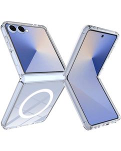 Mobigear Crystal Doorzichtig Samsung Galaxy Z Flip 8 MagSafe Hoesje Hardcase Backcover - Transparant