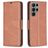 Mobigear Excellent Samsung Galaxy S24 Ultra Hoesje Bookcase Portemonnee - Bruin
