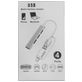 Xccess 4 USB Hub USB-A / USB-C naar USB-A Hub 0.1 Meter - Grijs
