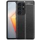 Mobigear Luxury Samsung Galaxy S23 Ultra Hoesje Flexibel TPU Backcover - Zwart