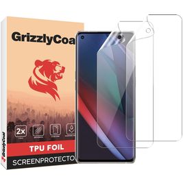 GrizzlyCoat OPPO Find X3 Neo Hydrogel TPU Screenprotector - Case Friendly + Installatie Frame (2-Pack)