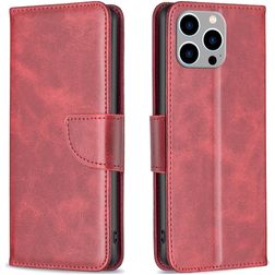 Mobigear Excellent iPhone 15 Pro Max Hoesje Bookcase Portemonnee - Rood