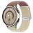 Mobigear Braided Dual Nylon Smartwatch Bandje Klemsluiting - Universeel 22 mm connector - Paars / Sterrenlicht