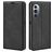 Mobigear Retro Slim Motorola Edge X30 Hoesje Bookcase Portemonnee - Zwart