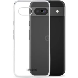 Mobilize Gelly Doorzichtig Google Pixel 8a Hoesje Flexibel TPU Backcover - Transparant