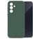 Mobilize Rubber Gelly Samsung Galaxy A35 Hoesje Flexibel TPU Backcover - Matt Green